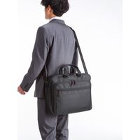 サンワサプライ マチ拡張PCバッグ(15.6インチワイド・ブラック) BAG-W4BK 1個（直送品）