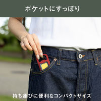 ムサシ 充電式フラッシュライト6W R COB-WL007R 1個