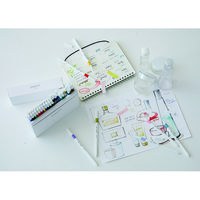 三菱鉛筆 水性サインペン エモット 40色セット PEMーSY 40C PEMSY40C 1セット（直送品）