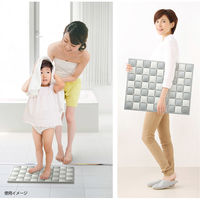 イシガキ karari珪藻土フィットタイルバスマットL グレー HO1915 1個（直送品）