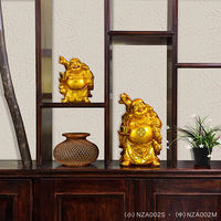 みはし 金色布袋像 FRP製 化粧箱付き Sサイズ 高さ21cm NZA002S 1個（直送品）