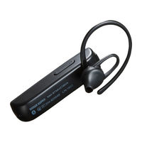 サンワサプライ Bluetoothモノラルヘッドセット MM-BTMH37BKN 1個（直送品）