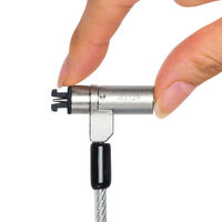 サンワサプライ スロット標準&nano対応セキュリティワイヤー(シリンダ錠) SL-91 1個（直送品）