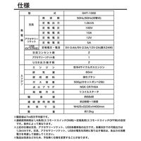 パオック ＧＨＴー１０００　カセットガスインバータ発電機　1台（直送品）