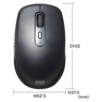 サンワサプライ ワイヤレスキーボード 無線 静音 うす型メンブレン マウスセット テンキーなし ブラック SKB-WL38SETBK 1個