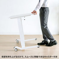 【アウトレット】サンワサプライ ガス昇降デスク 幅900×奥行600×高さ683～1070mm ホワイト ERD-G9060W 1台（直送品）