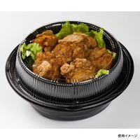 福助工業 T-丼麺 中皿 穴なし 600枚(50枚×12) 0721077 1ケース(600枚入(50枚×12袋))（直送品）
