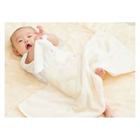 旭紡績 フェイスタオル 泉州 34×80cm いとやのタオル オーガニックコットン 日本製 乳白 327644 1個（直送品）