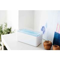 伊勢藤 マスク 収納ケース 50枚 抗菌 日本製 マスク保管ケース マスクストッカー ホワイト 357174 1個