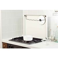 池永鉄工 コンロカバー 60cm用 鍋フタキャッチャー付き ホワイト 334959 1個（直送品）