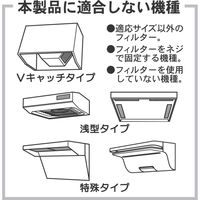 伸晃 レンジフードカバー 90cm用 レンジフードフィルター 伸縮式 ベラスコート 219348 1個（直送品）