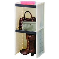 天馬 収納ラック ルームラック プロフィックス PROFIX Lサイズ キッチンラック 組み合わせ ブラウン 224284 1個（直送品）