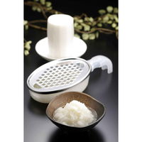 下村企販 おろし金 おろし名人すべらん ステンレス製 日本製 ホワイト 278975 1個（直送品）