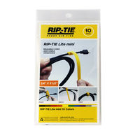 RIP-TIE(リップタイ) リップタイライトミニ 6mmX140mm 虹 Y-55-Q10-RW 1個(10本分)