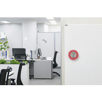 タニタ 温湿度計 時計 温度 湿度 デジタル 卓上 マグネット ピンク TT-585-PK 5個