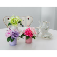 ファミリー・ライフ タイマー付きLEDフラワーグラス 幅180×奥行200×高さ210mm ピンク a3003110 1個（直送品）