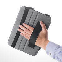 サンワサプライ iPad10.9インチ用スタンド機能付きショルダーベルトケース PDA-IPAD1912BK 1個（直送品）
