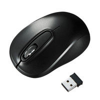 サンワサプライ ワイヤレスブルーLEDマウス MA-WBL50BK 1個（直送品）