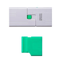【処分品】サンワサプライ SDカードスロット取付けセキュリティ（eセキュリティ・グリーン） SLE-27-G 1セット（直送品）