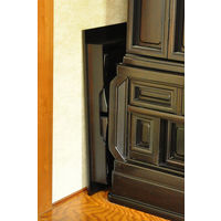 エイ・アイ・エス 供物台 幅600×奥行280×高さ220mm（棚無し）ZFKD-300 DBR 1台（直送品）