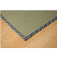 イケヒコ 純国産 い草 上敷き カーペット 糸引織 『柿田川』 江戸間3畳 約1760×2610mm 1枚（直送品）