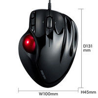 サンワサプライ レーザートラックボール MA-TB44BKN 1個（直送品）