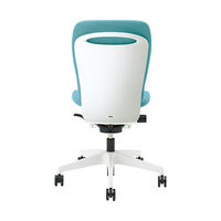 【設置込】イトーキ フルゴチェア ハイバック オフィスチェア 布張り 肘無（フレーム・樹脂脚：ホワイト）背座：アンバーオレンジ KF-430GB-W （直送品）