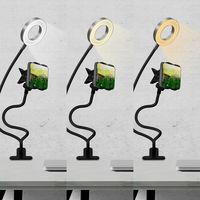 PGA LEDライト付き フレキシブルアームクリップ PG-FXASD02BK 1個