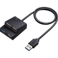 サンワサプライ USB3.2Gen1+USB2.0コンボハブ USB-3H413BKN 1個