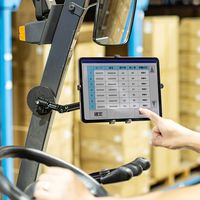 サンワサプライ マグネット取付け式タブレットホルダー(長アーム) VEH-TBMG2 1個（直送品）