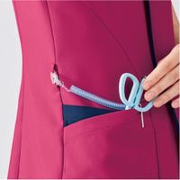 ルコックスポルティフ ジャケット ネイビー×ロゼ L UQW1060-593-L 1枚　白衣（直送品）