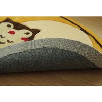 イケヒコ ふくろう 玄関マット 楕円 600×900mm 1311180011801 1枚（直送品）