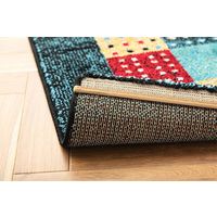 イケヒコ ルシアン ラグ 1330×1900mm ネイビー 1321390190201 1枚（直送品）