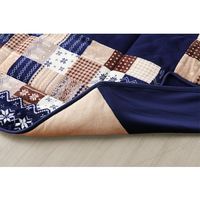 イケヒコ リーチェ こたつ布団 大判省スぺース 1900×2500mm ネイビー 1171400194621 1枚（直送品）