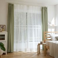 スミノエ コルネ セミオーダー レースカーテン カーヴ 1400×1790mm ナチュラルホワイト １セット(2枚入)（直送品）