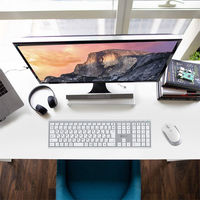 キーボード+マウスセット ワイヤレス（2.4G） 静音 超薄型 JIS配列 IC-BK23Combo-SW iClever