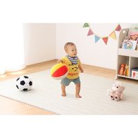 アイリスオーヤマ ジョイントマット 木目デザイン 32×32×厚み1cm ホワイト JTM-32（WOD) 1セット(9枚入)