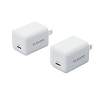 USB充電器 タイプC PD 20W USB-C×1 小型 軽量 ホワイト MPA-ACCP27WH エレコム 1パック(2個入)