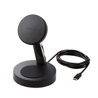 ワイヤレス充電器 7.5W+5W マグネット式 スタンドタイプ 同時充電 ブラック W-MS03BK エレコム 1個