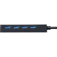 サンワサプライ HDD接続対応 USB3.2 Gen1 4ポートハブ USB-3HTV433BK 1個