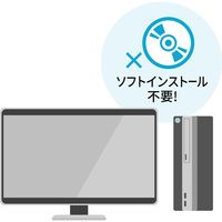 サンワサプライ 手元スイッチ付きパソコン自動切替器(2:1) SW-KVM2WVUN2 1個
