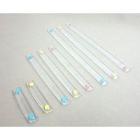 コクヨ マグネットバー 強力タイプ クリヤー 200×21.5mm 黄 マク-T201NY 1本