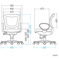 サンワサプライ　シンクロロッキングメッシュチェア　肘付き　グレー　SNC-NET19AGY　（直送品）