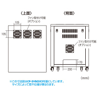 【在庫限り】【処分品】サンワサプライ　置き型用サーバーラック（幅570×奥行700×高さ580mm）　（直送品）