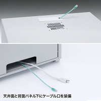 サンワサプライ 19インチマウントボックス（H1000・19U） W600×D900×H1000mm CP-203 1台（直送品）