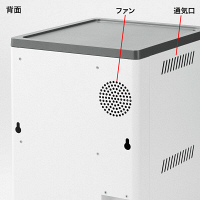 サンワサプライ　スマートフォン充電キャビネット（10台収納）　CAI-CAB33W　（直送品）