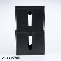 サンワサプライ　ケーブル＆タップ収納ボックス　CB-BOXP3BKN2　（直送品）