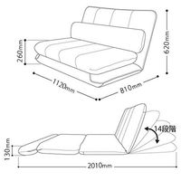セルタン カバーリングソファーベッド　MORIITO ダリアンブラウン DMT3a-561BR 1台　（直送品）