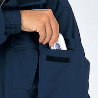 自重堂　制服百科　防寒ブルゾン（フード付）　ネービー　Ｌ　48350（直送品）