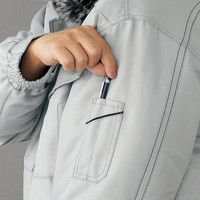 自重堂　制服百科　防寒ブルゾン　ネービー　ＬＬ　48450（直送品）